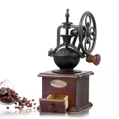 Antic coffee grinder